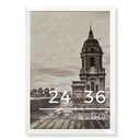 QDSSDECO 24" x 36" Poster Frame with Wood and Plexiglass, 1 Pack White