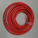 THHN Wire 6 Gauge 25FT, UL83 THHN/THWN-2 6 AWG Cable Stranded Copper with Nylon Jacket and PVC Insulation Building Wires for Residential, CNC, Panel Wiring, Circuit, Control(600V, Red)