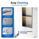 QAOYEDE LED Shower Niche with Lights 24x12 Stainless Steel Brushed Nickel