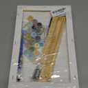 VIGEGU 4 Pack Paint by Numbers Kit for Adults Framed Canvas - with Wooden Easel,Adults' Paint-By-Number Kits National Park Mountain DIY Acrylic Landscape Oil Painting Arts Crafts 7.8x11.8inch