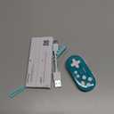 Nargos 8Bitdo Zero 2 Bluetooth Key Chain Sized Mini Controller for Nintendo Switch, Windows, Android and macOS (Turquoise Edition)