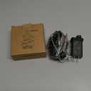 Firecracker Fairy Lights,20FT 200Leds Waterproof Twinkle Lights Plug in,8 Modes Remote String Light for Indoor Outdoor Christmas Wedding Birthday Patio Garden Decor,Green Wire,Cool White