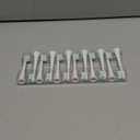 Toothbrush Replacement Heads for Philips Sonicare and More Click-on Handles 12 Pack White