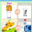 Montessori Toys for 1 2 3 Year Old Boys Girls, Toddler Toys Age 2-4, 10 Pack Wooden Animal Blocks Sorting & Stacking Education Toddler Puzzles Toy,1 2 3 Year Old Girl Boy Birthday Gifts