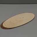 12 Pcs Hollow Rustic Boxwood Slab Natural Live Edge Wood Plank 6 Oval Unfinished Crafts Wood Slice 6 Square Wooden Plaque Centerpieces for Tables Burning Carving DIY Home Wedding Decoration