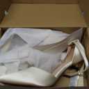 Juliet Holy Womens Pumps Point Closed Toe Heels Buckle Ankle Strap D'Orsay Heeled Sandals, 6.5