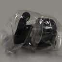 KLOVEO Champagne Stopper Black - Patented Seal - Made in Italy - WAF Plastic Bottle Stopper - Prosecco, Sparkling Wine, Cava