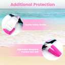 Kids Swim Vest Neoprene Swimming Aid with Adjustable Safety Strap for Age 1-3 and 3-6 (220-Pink)