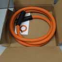 Giraffe Tools Hybrid Lead-in Air Hose, 3/8 inch x 6 ft, 1/4 in. MNPT Fittings, 300 PSI Heavy Duty, Lightweight Air Compressor Hose Short