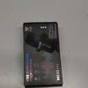 Gaming Microphone with Noise Cancellation & Mute Button, USB Condenser Mic for Streaming/Recording, Ultra-Compact Design, Compatible with PC/Mac/PS4/PS5, Podcast/YouTube/Twitch/Discord (Black)