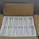 Hewory Glass Bud Vases for Centerpieces: Small Clear Modern Flower Vase Set of 12, Minimalist Cute Mini Decorative Bulk Vases for Wedding Birthday Bridal Shower Party Events Dining Room Table Decor