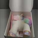 iPlay, iLearn Plush Magic Unicorn Toy W/Remote Control Fairy Magical Wand, Girl Music Unicorn Stuffed Animal W/LED Light Sound, Interactive Birthday Gift 18 24 Month Baby Toddler 2 3 4 5 6 7 Year Kid