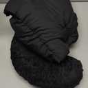 Pro Goleem Infant Car Seat Insert, Baby Head Neck Body Support, Soft Minky Newborn Car Seat Strap Pads, 2-in-1 Reversible, Boys and Girls, Black