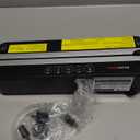 Bonsenkitchen Vacuum Sealer Machine, Built-in Cutter | Multifunctional Food Sealer for Sous Vide & Meal Prep, 5 Pre-Cut Bags, Silver-Black