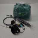 1.35 Gallon/5L Battery Powered Electric Sprayer with USB Rechargeable Handle, Portable Garden Sprayer with 23.6" Telescopic Wand, 3 Mist Nozzles and Adjustable Shoulder Strap (Green)