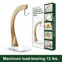 Everous Banana Hanger - Modern Banana Holder Tree Stand with Non-Slip Marble Base
