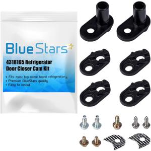 BlueStars Upgraded 4318165 Refrigerator Door Closer Cam Kit Replacement Part - Compatible with Whirlpool Kenmore KitchenAid Roper Refrigerators - Replaces AP3103517 EA358690 PS358690 BlueStars Upgraded 4318165 Refrigerator Door Closer Cam Kit Replacement Part - Compatible with Whirlpool Kenmore KitchenAid Roper Refrigerators - Replaces AP3103517 EA358690 PS358690