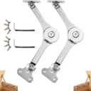 Toy Box Hinges Soft Close,APFFSY Lid Support Hinges,Lid Stay for Chest Wardrobe Closet Cupboard Wooden Box, Max Weight Support 50lb/2pcs