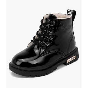 Daclay Kids Boots Children Boys and Girls Candy-Colored Waterproof and Velvet Boots , Size 21