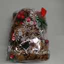 Pine Cone Christmas Winter Potpourri Bag with Red Berries and Glitter Ornaments Pine Scented Holiday Bowl Filler Long Lasting Home Fragrance Decorative Vase and Table Centerpiece Xmas Decoration