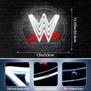Wrestling Neon Sign for Wall Decor Wrestling Neon Light for Man Cave Dimmable Slogan LED Sign Suitable for Fans Room Pub Birthday Gift for Enthusiasts Size13.3 * 12.9In(P085)