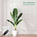 LBW Grow Light with Stand for Indoor Plants, Adjustable Height up to 68", Full Spectrum Grow Light for Large & Tall Plants, Auto Timer 6/8/12/16H, 5-Level Dimmable, 3 Lighting Modes