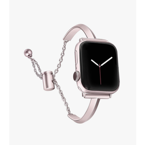 PlusRoc Stainless Steel Band Compatible with Apple Watch Band 38mm 40mm 41mm 42mm 44mm 45mm 46mm 49mm iWatch SE Series 10 9 8 7 6 5 4 3 2 1, Slim Versatile Bangle Bracelet for Women