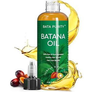 Batana Oil for Hair Growth, Organic Hair Oil from Honduras – Repairs Damaged Hair, Nourishes Scalp, Boosts Shine and Thickness, Controls Frizz, for All Hair Types, 4.06 FL OZ, Pack of 3, Expiration Date 13/12/2027