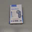 BEAUTURAL Fabric Shaver and Lint Remover, Sweater Defuzzer with 2-Speeds, 2 Replaceable Stainless Steel Blades, Battery Operated, Remove Clothes Fuzz, Lint Balls, Pills, Bobbles Gray