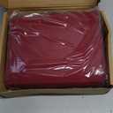 Amazon Basics Lightweight Super Soft Easy Care Microfiber 4 Piece Bed Sheet Set with 14-Inch Deep Pockets, Comfortable Queen, Burgundy, Solid