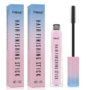 FUNAN Hair Finishing Stick 2 Pack for Small Broken Hair Cream/Gel for Women Naturally Refreshing, Non-Greasy and Non-Sticky