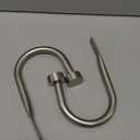 Drapery Holdback, Quality Metal Decorative Curtain Holdbacks with Zinc Alloy Cap Finials,Rust-Proof, Set of 2 Window Curtain Holdbacks,Satin Nickel