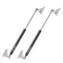 HUOPO 20" 150lb/667N Gas Shock Strut Spring Lift Support for RV Bed Door Heavy Lid Basement Door Floor Hatch, Set of 2 with with Mounting Bracket