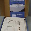 Tug Proof Bed Sheet Holders Set Keep Sheets Firm & Tight , Fitted Mattress Corners, College Dorm Room Essentials For Girls , White Lock Keepers King Queen Bedding Daily Accessories Rv Bedroom Gifts