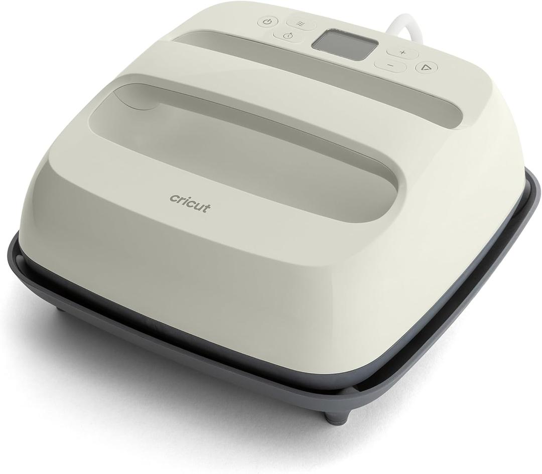 Cricut EasyPress® SE – 9 in x 9 in Heat Press - Taupe 9 in x 9 in Heat Transfer Machine for T-Shirts, Sweatshirts, Blankets, Pillows, & More - Easy to Use + Vinyl