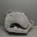 My Brest Friend Super Deluxe Nursing Pillow - Enhanced Comfort & Ergonomic Breastfeeding Pillow for Ultimate Support For Mom & Baby - Adjustable and with Handy Side Pocket, Platinum