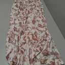 GRACE KARIN Summer Dresses for Women 2026 Vacation Boho Maxi Sundress (Orange, L)