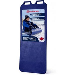 Roll Up Sleds for All Ages, Flexible Snow Carpet Mat 45- Durable, Foldable Snow Sled Equipped with Two Handles, Made in Canada, Non-Slip Surface, Smooth Glide