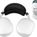 SOULWIT Headband Pressure Relief Pad for AirPods Max, Improved Ergonomic and Lightweight Headstrap Cover Protector - Black(1.0 Gen)