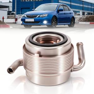 21311AA051 Engine Oil Cooler Fit for 2002-2009 Subaru Legacy Outback Impreza STI WRX EJ205 EJ255 EJ257 -Replace 21311-AA051 Subaru Oil Cooler