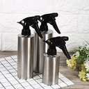 Fdit Stainless Steel Hand Pressing Watering Can with Spray Nozzle (550ml)