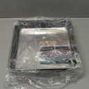 LIANYU 9 x 9 Inch Square Baking Cake Pan Set of 4, Stainless Steel Brownie Bread Cake Molds, Square Bakeware for Lasagna Pie, Oven & Dishwasher Safe