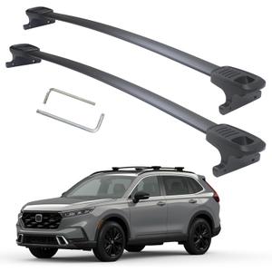 Heavy Duty Roof Rack Crossbars Compatible for Honda CRV 2023-2026(Equipped Factory Flushed Side Rails) Anti-Corrosion,Full Aluminum Die-Casting Black Matte with Max 300LB Loading Weight