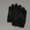 ZLUXURQ Luxury Italian Soft Leather Gloves for Women - Genuine SheepSkin Leather Womens Cold Weather Gloves Cashmere Lined (X-Small-6'', Black(100%fleece Lined/Economic))