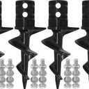 Dock Auger for 2" OD Pipe w/ 1.725" ID or 1.790" ID, Dock Sand Auger for PVC Tubing Sandbar Anchor or Aluminum Dock Post Pole,Stationary/Floating Dock Auger Anchors for Mud,Sand,Lake,Clay,River Bottom