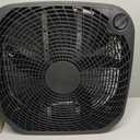 Amazon Basics 3 Speed Box Fan, Indoor Electric Fan for Home Cooling, 5 Blades, Lightweight Design, 67 Watts, 20-Inch, Black, 6.8"D x 20.86"W x 21.33"H
