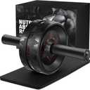 AB Roller Wheel - Ab Roller for Abdominal Workout and Core Strength Training, Portable Ab Wheel Roller Exercise for Men Women Fitness Lover, No Noise Ab Wheels with Thick Knee Pad for Home Gym &Travel