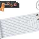 SEERWAY Pet Shock Mat for Dogs & Cats, 60"x12" Rechargeable Electric Training Mat to Keep Pets Off Couch, Bed, Kitchen Counter, Furniture with Adjustable Shock Levels