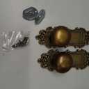Bronze Dummy Door Knobs Interior 2 Pack Door Knob Antique Door Handle Vintage Door Pulls for Pantry Door Hallway