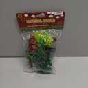 10 Pieces Model Rock Jungle Wide Trees Figurines with Base